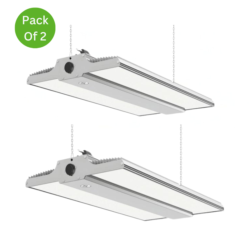 Powerful 1.6ft LED Linear High Bay Light, Adjustable CCT 3000K/4000K/5000K, Energy-Efficient 200W/150W/120W - 30,000 Lumens - Eco LED Lightings 