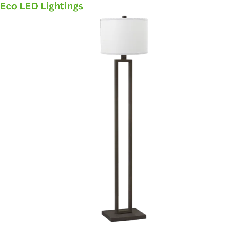 Contemporary Dark Bronze Floor Lamp with LED Bulb - 61