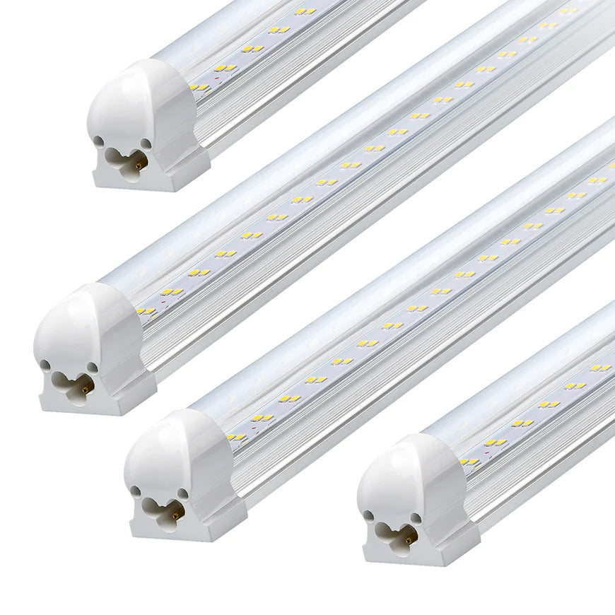 T8- 8ft LED Shop Lights, 60W, 6500k and 8400 lumens