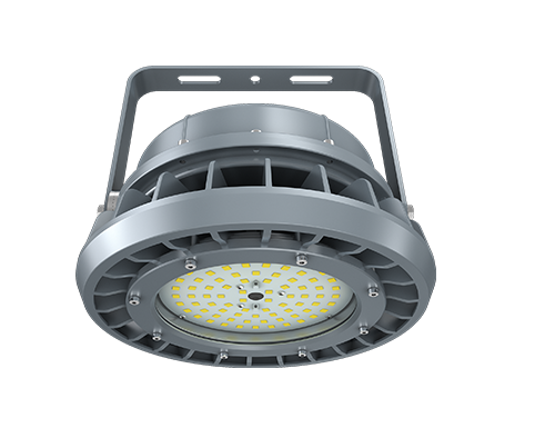 LED Explosion-Proof Flood Light - 60 Watt LED Explosion Proof Round High Bay Light, B Series, 5000K- Non Dimmable, 8400LM, AC100-277V - Eco LED Lightings 